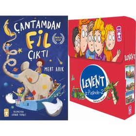 Çantamdan Fil Çıktı ve Levent İz Peşinde 2 Set - 5 Kitap - Mert Arık