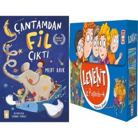 Çantamdan Fil Çıktı ve Levent İz Peşinde 4 Set - 5 Kitap - Mert Arık