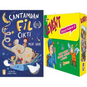 Çantamdan Fil Çıktı ve Levent Türkiye'yi Geziyorum 3 Set - 5 Kitap - Mert Arık