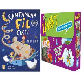 Çantamdan Fil Çıktı ve Levent Türkiye'yi Geziyorum 5 Set - 5 Kitap - Mert Arık
