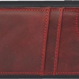 Çantayurdu iPhone 13 Hakiki Deri Kapak Back Cover Kartlıklı Kırmızı Telefon Kılıfı