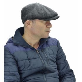 Çantayurdu Koyu Gri Peaky Blinders İngiliz Model Yün Kasket