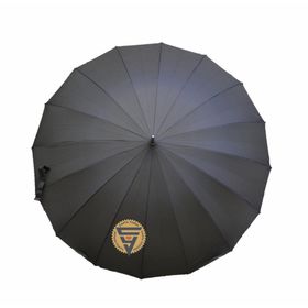 Çantayurdu Marlux1025 16 Telli Baston Ahşap Sap Vale Siyah Şemsiye