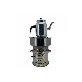 Çantayurdu MN301 Paslanmaz 304 Çelik 7 litre Çift Hazneli Demlikli Semaver