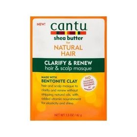 Cantu Shea Yağı Doğal Saç Temizleyici ve Yenileyici 42 gr Saç Derisi Maskesi