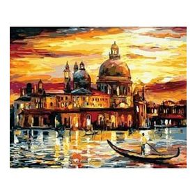Canvas Hobby 40 x 50 cm Breno Rossini Kasnaklı Sayılarla Boyama Seti Duvar Sticker