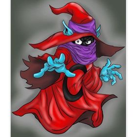 Canvas Hobby 40 x 50 cm Büyücü Kasnaklı Sayılarla Boyama Seti Duvar Sticker