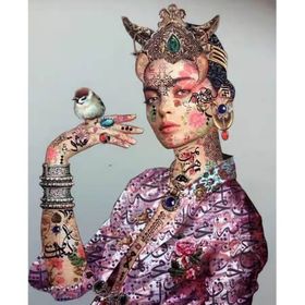 Canvas Hobby 70 x 90 cm Bir Masal Prensesi Kasnaklı Sayılarla Boyama Seti Duvar Sticker