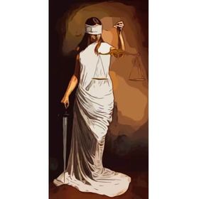Canvas Hobby Adalet Rulo 100 x 140 cm Sayılarla Boyama Seti