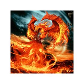 Canvas Hobby Ankanın Ateş Dansı 60x75 cm Rulo Sayılarla Boyama Seti
