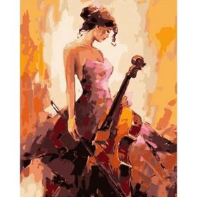 Canvas Hobby Asil Müzisyen Kasnaklı 40 x 50 cm Sayılarla Boyama Seti
