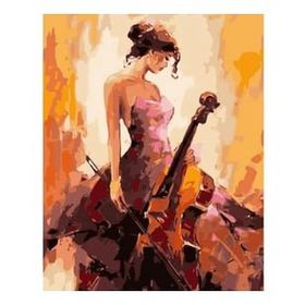 Canvas Hobby Asil Müzisyen Kasnaklı 40 x 50 cm Sayılarla Boyama Seti