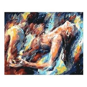 Canvas Hobby Aşk ve Tutku 50 x 65 cm Kasnaklı Sayılarla Boyama Seti