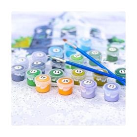 Canvas Hobby Aşk ve Tutku Kasnaklı 90 x 110 cm Sayılarla Boyama Seti