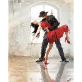 Canvas Hobby Aşkın Tangosu 70 x 90 cm Sayılarla Boyama Seti