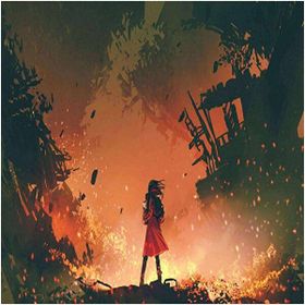 Canvas Hobby Ateşe Doğru Kasnaklı 100 x 140 cm Sayılarla Boyama Seti