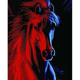 Canvas Hobby Atların Efendisi 50 x 65 cm Kasnaklı Sayılarla Boyama Seti