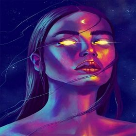 Canvas Hobby Ay Tanrıcasi 70 x 90 cm Sayılarla Boyama Seti
