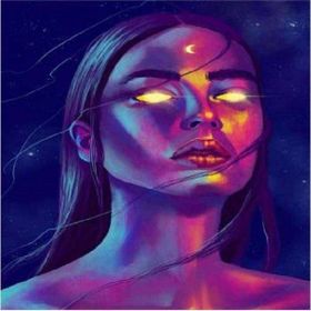 Canvas Hobby Ay Tanrıçası Kasnaklı 90 x 110 cm Sayılarla Boyama Seti