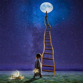 Canvas Hobby Aya Yolculuk Kasnaklı 100 x 140 cm Sayılarla Boyama Seti