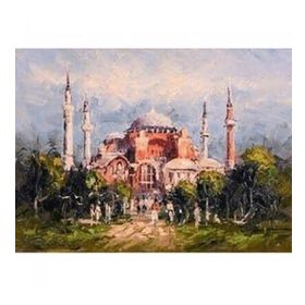 Canvas Hobby Ayasofya 50 x 65 cm Kasnaklı Sayılarla Boyama Seti