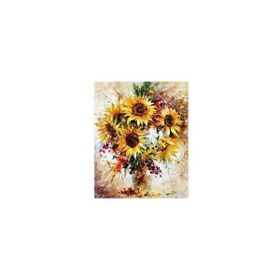 Canvas Hobby Ayçiçek Kasnaklı 60 x 75 cm Sayılarla Boyama Seti