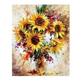 Canvas Hobby Ayçiçek Rulo 90 x 110 cm Sayılarla Boyama Seti
