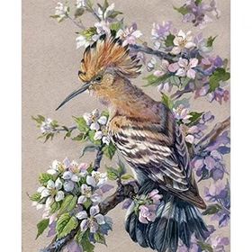 Canvas Hobby Bahar ve Kuş Kasnaklı 100 x 140 cm Sayılarla Boyama Seti