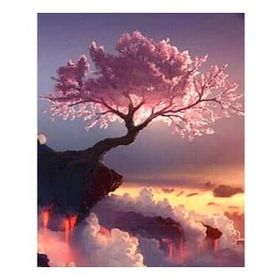 Canvas Hobby Baharın Gelişi Kasnaklı 60 x 75 cm Sayılarla Boyama Seti
