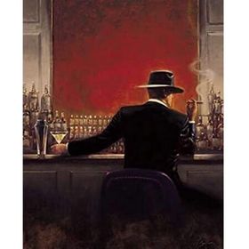 Canvas Hobby Bardaki Adam Kasnaklı 100 x 140 cm Sayılarla Boyama Seti