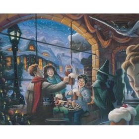 Canvas Hobby Bir Kış Muhabbeti Kasnaklı 100 x 140 cm Sayılarla Boyama Seti