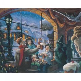 Canvas Hobby Bir Kış Muhabbeti Kasnaklı 100 x 140 cm Sayılarla Boyama Seti