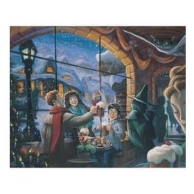 Canvas Hobby Bir Kış Muhabbeti Kasnaklı 90 x 110 cm Sayılarla Boyama Seti