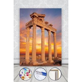 Canvas Hobby Bir Zamanlar İstanbul 50 x 65 cm Kasnaklı Sayılarla Boyama Seti