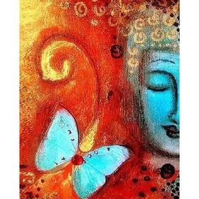 Canvas Hobby Budizm Felsefesi Kasnaklı 100 x 140 cm Sayılarla Boyama Seti