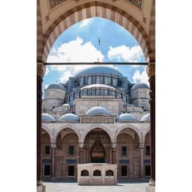 Canvas Hobby Cami Avlusu Kasnaklı 100 x 140 cm Sayılarla Boyama Seti