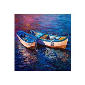 Canvas Hobby Canvas 2 Kayık 70x90 cm Kasnaklı Sayılarla Boyama Seti