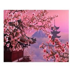 Canvas Hobby Canvas Çinde Bahar 50x65 cm Rulo Boyama Seti