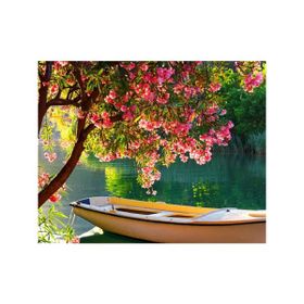 Canvas Hobby Canvas Göldeki Sandal 50x65 cm Rulo Sayılarla Boyama Seti