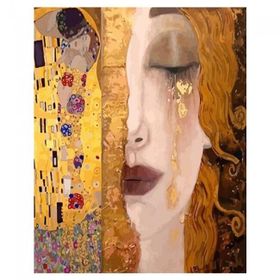 Canvas Hobby Canvas Gustav Klimt İki Eser 50x65 cm Rulo Sayılarla Boyama Seti