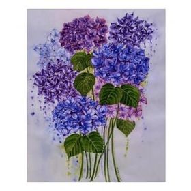 Canvas Hobby Canvas Güzel Ortanca 3 50 x 65 cm Kasnaklı Sayılarla Boyama Seti