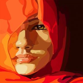 Canvas Hobby Canvas Hakikat Güzeli 50 x 65 cm Kasnaklı Sayılarla Boyama Seti