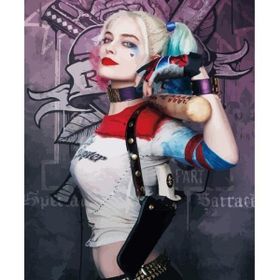 Canvas Hobby Canvas Harley Quinn 2 50 x 65 cm Kasnaklı Sayılarla Boyama Seti