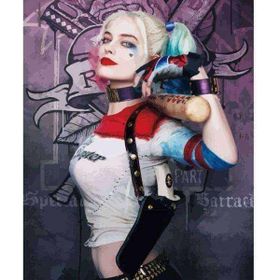 Canvas Hobby Canvas Harley Quinn 2 50 x 65 cm Kasnaklı Sayılarla Boyama Seti