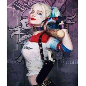 Canvas Hobby Canvas Harley Quinn 2 50 x 65 cm Kasnaklı Sayılarla Boyama Seti