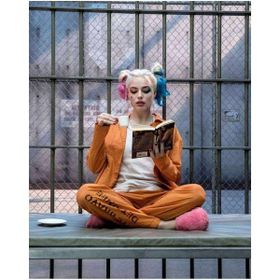 Canvas Hobby Canvas Harleyquinn'İn Bir Günü 50x65 cm Rulo Sayılarla Boyama Seti