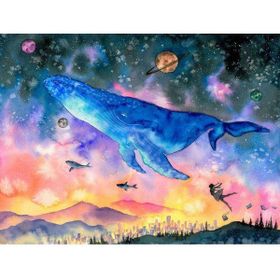 Canvas Hobby Canvas Hayal Gezegeni 70 x 90 cm Kasnaklı Sayılarla Boyama Seti
