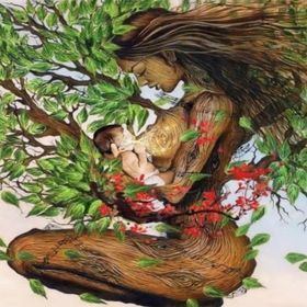 Canvas Hobby Canvas Kadın Herşeydir 50x65 cm Rulo Sayılarla Boyama Seti