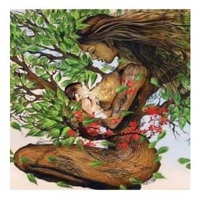 Canvas Hobby Canvas Kadın Herşeydir 50x65 cm Rulo Sayılarla Boyama Seti