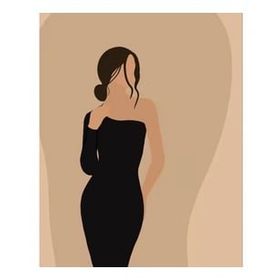 Canvas Hobby Canvas Kadının Esareti 4 40 x 50 cm Kasnaklı Sayılarla Boyama Seti